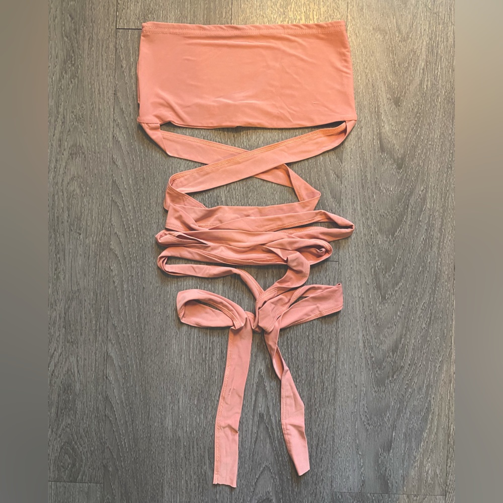 Strappy Bandeau Tube Top